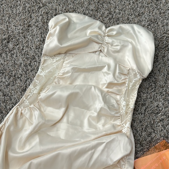 sleeveless lace stain dress size XS - Picture 4 of 4